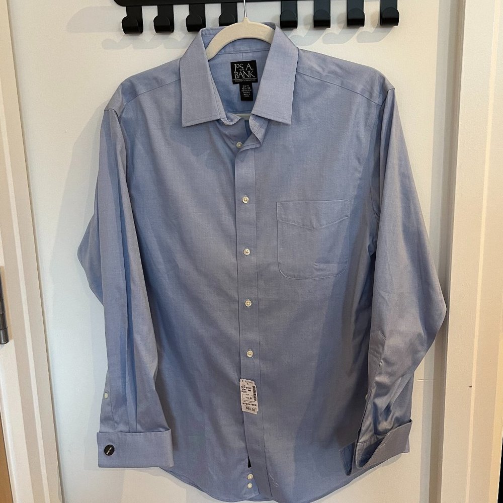 Jos A Bank dress button down with French cuffs - NWT. 15.5 / 32